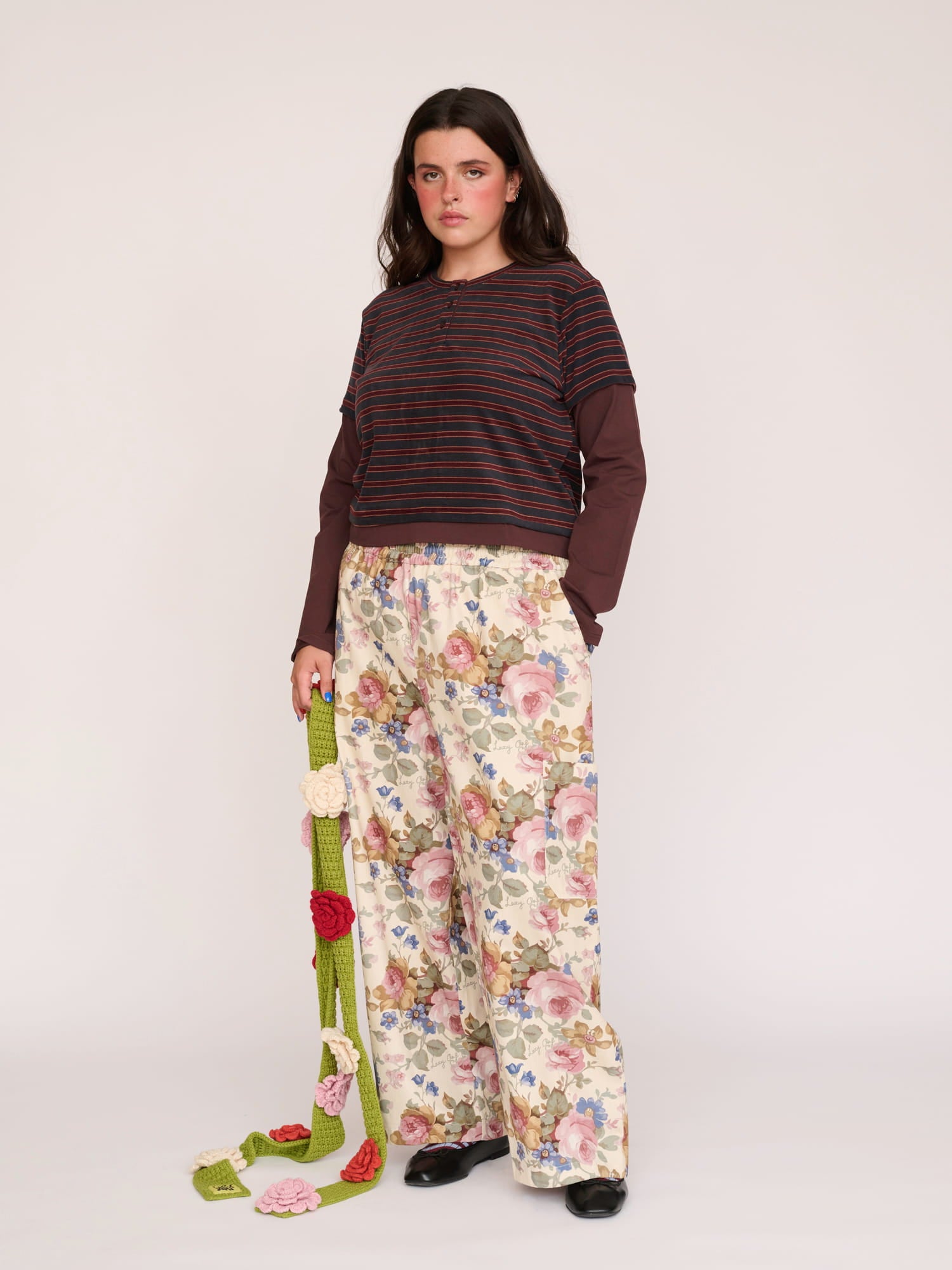Confessions Button Stripe Top - Image 2