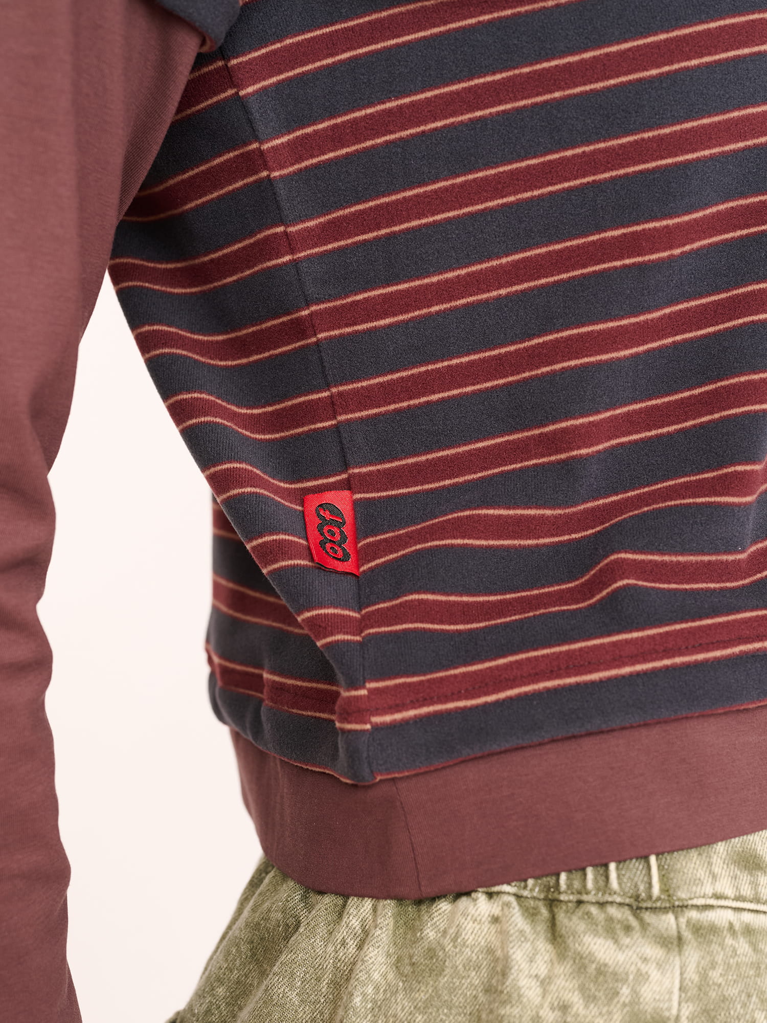 Confessions Button Stripe Top - Image 3