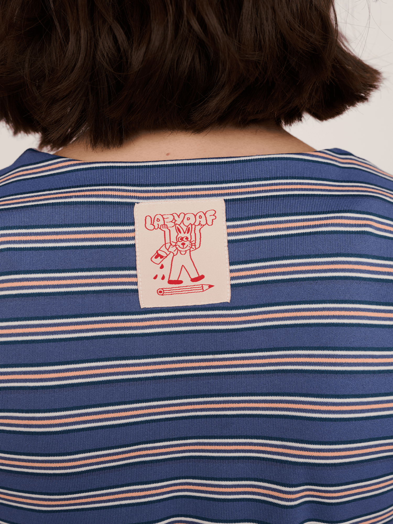 Asymmetric Button Stripe Top - Image 4