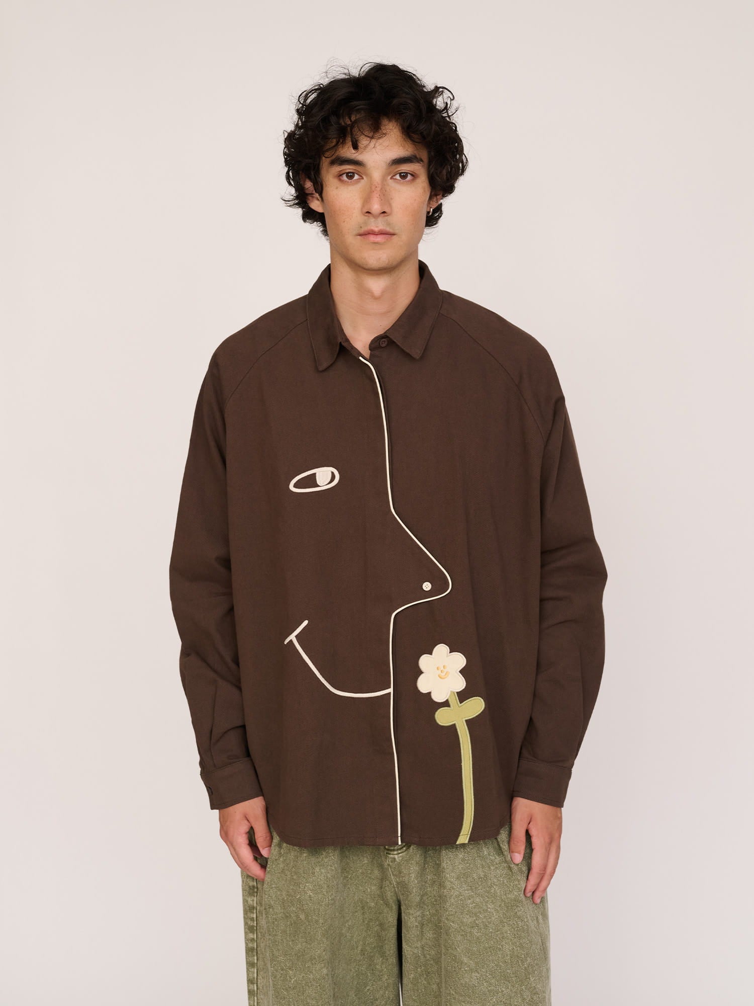 Big Face Flower Shirt