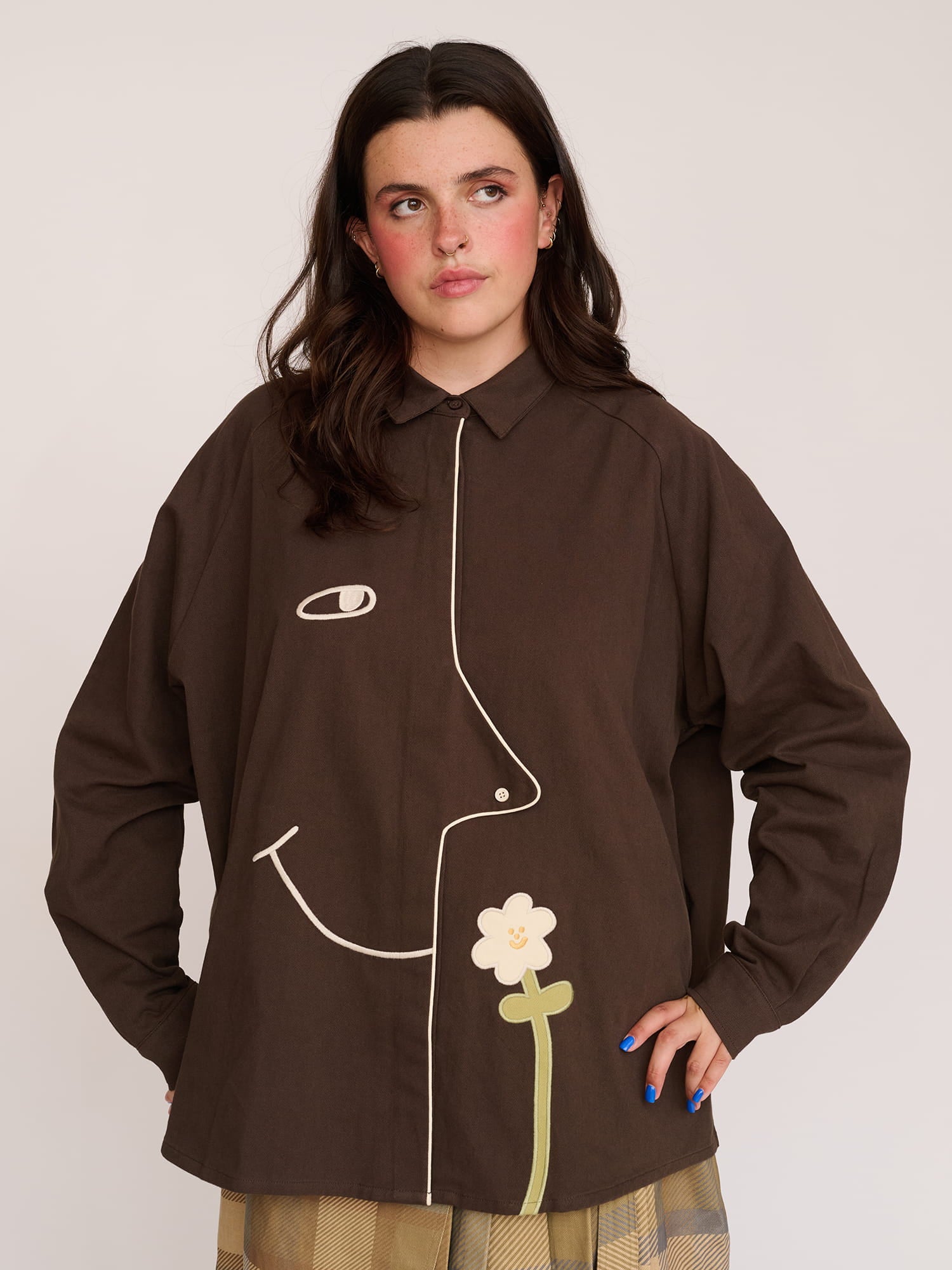 Big Face Flower Shirt - Image 7