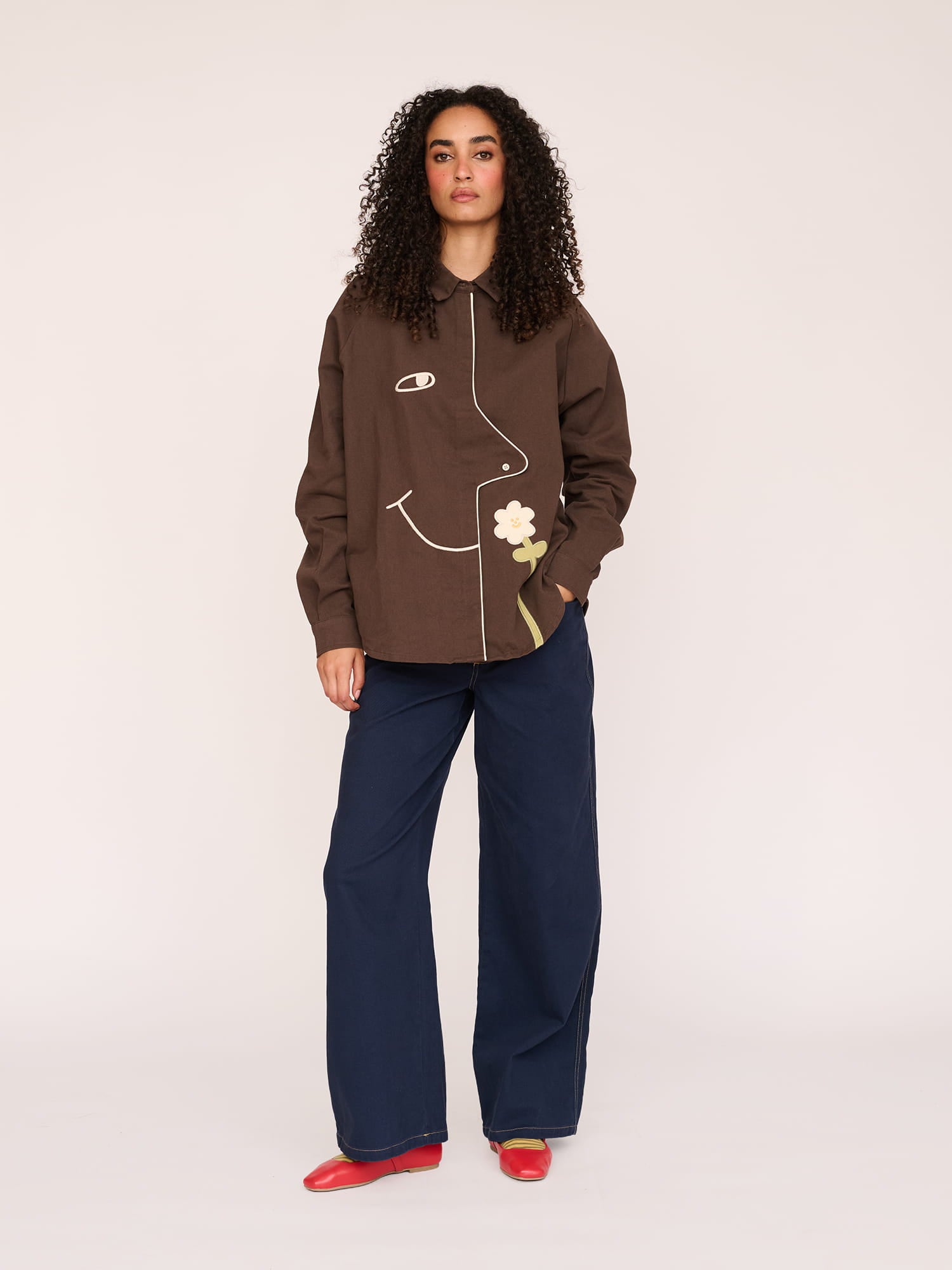 Big Face Flower Shirt - Image 8