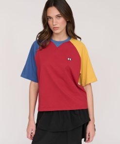 Colour Block Raglan T-shirt