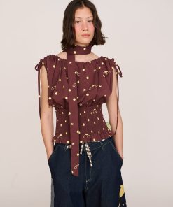 Sylvie Vance Polka Dot Top