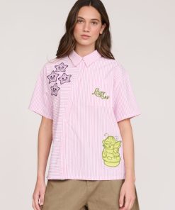 Wavy Pinstripe Shirt