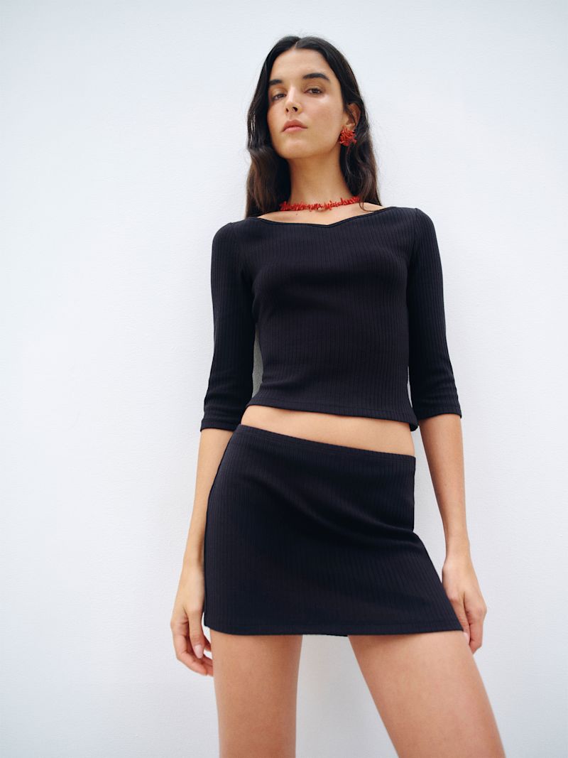 Black Ara Knit Two Piece - Image 3