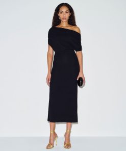 Black Iris Knit Dress