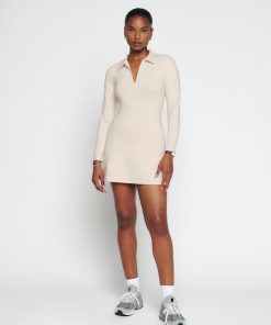 Almond Desirae Ecostretch Dress