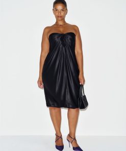 Black Radziwill Silk Dress Es