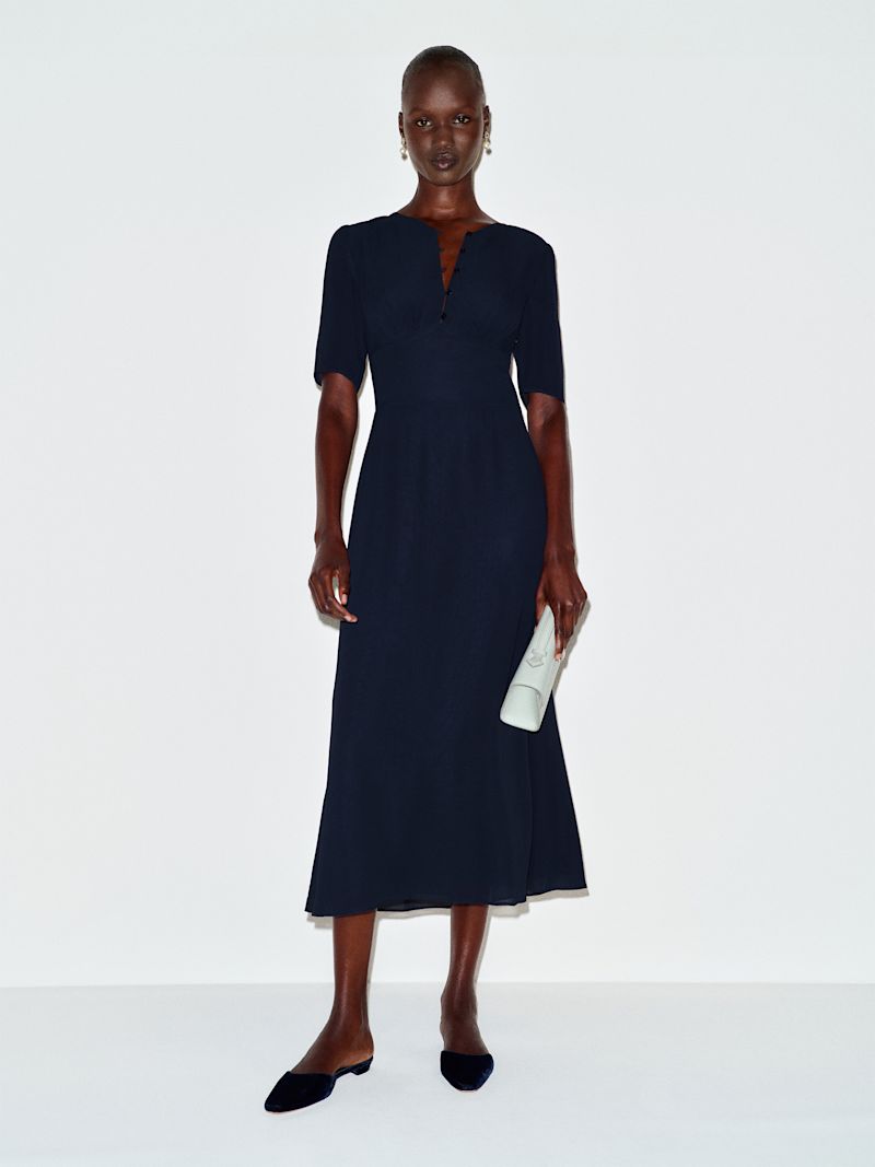 Navy Nerine Dress