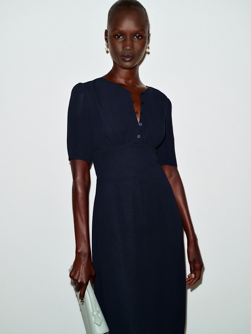 Navy Nerine Dress - Image 2